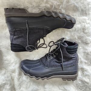 Sperry topsider Avenue duck boots wool sides 18431